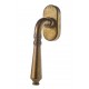 Window handle rustic brass