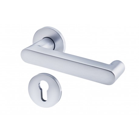Handle set with PZ escutcheon, AL, RH, EN179