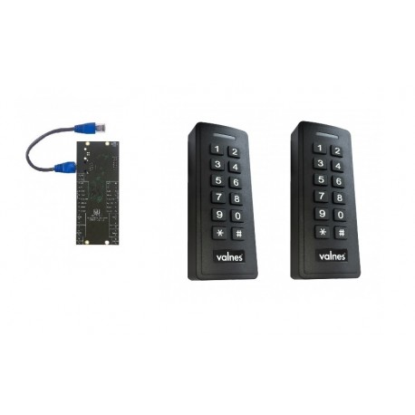 WebLock with 2 code-card readers, black